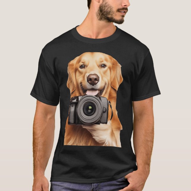 Golden Retriever T Shirt (Framsida)