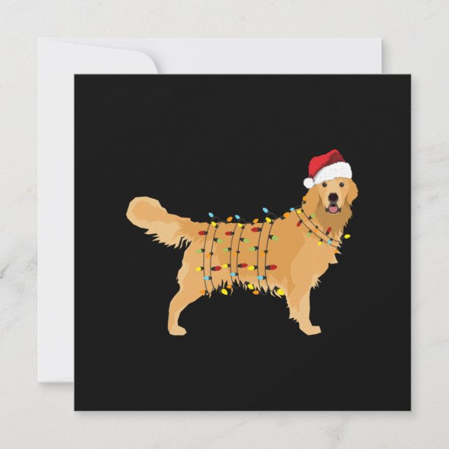 Golden Retriever Tack Kort (Framsida)