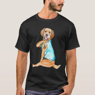 Golden Retriever Tattoos I Kärlek Pappa Hund älska T Shirt
