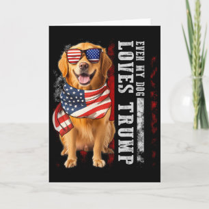 Golden Retriever Till och med min hund älskar Trum Kort