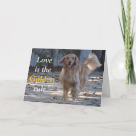Golden Retriever-tillfällen Kort