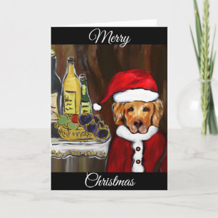 GOLDEN RETRIEVER TOMTE HELGKORT
