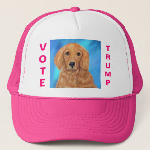 Golden Retriever Truckerhatt Keps