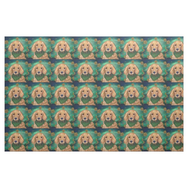 Golden Retriever Tyg (Fat Quarter)