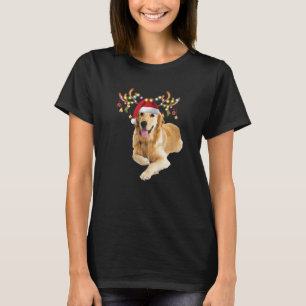 Golden Retriever Ugly Julafton Sweater Antlers Hun T Shirt