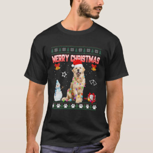 Golden Retriever Ugly Julafton Sweater jul Light T Shirt