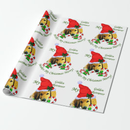 Golden Retriever Valp Jul Presentpapper