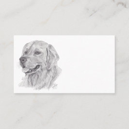GOLDEN RETRIEVER VISITKORT