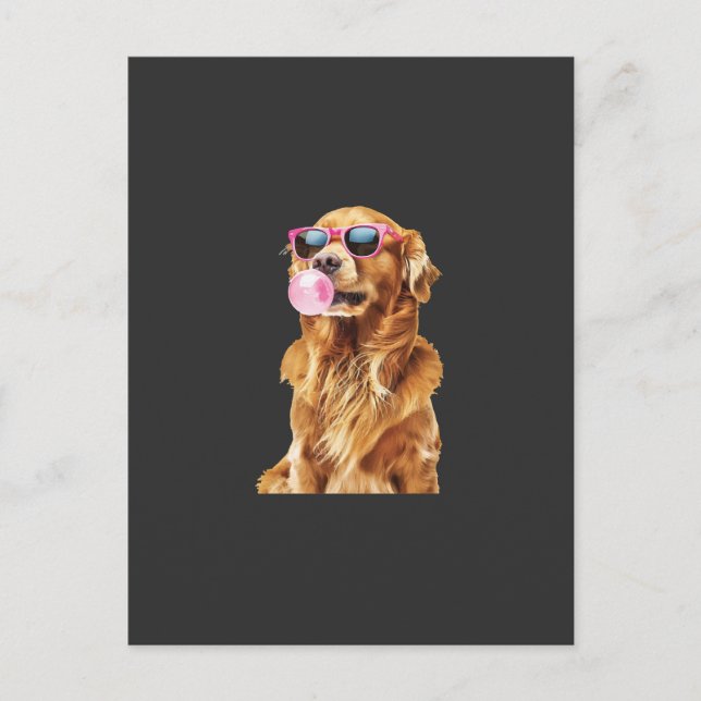 Golden Retriever   Vykort (Framsida)