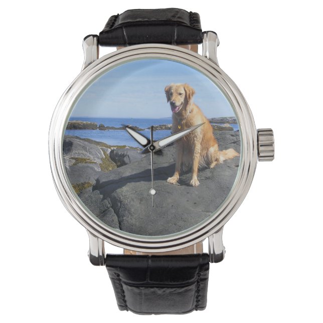 Golden Retriever Watch Armbandsur (Framsida)