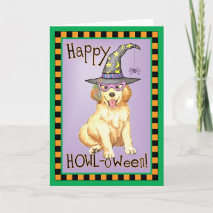 Golden Retriever Witch Kort