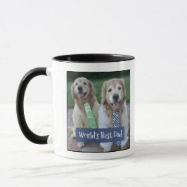 Golden Retriever World's Best Pappa Fars dag Mugg