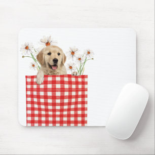 Golden Retrievers in Gingham Pocket Musmatta