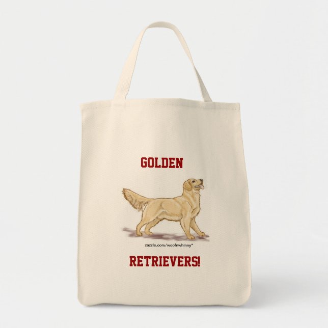 Golden Retrievers! Tygkasse (Framsidan)