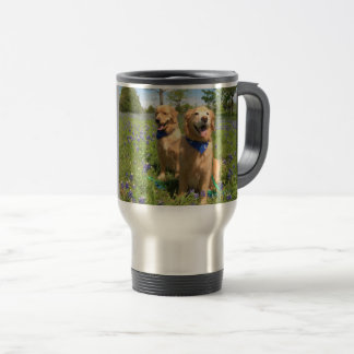 Golden Retrivers Bluebonnet Mugg