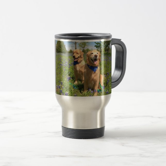 Golden Retrivers Bluebonnet Mugg (Framsida höger)