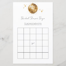 Golden Retro Disco Bingo Möhippa Game