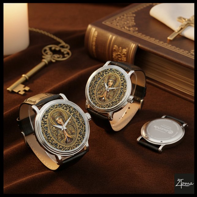 Golden Reverence Virgin Mary Armbandsur (Skapare uppladdad)