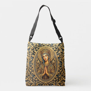 Golden Reverence Virgin Mary Axelväska