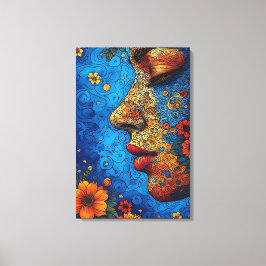 Golden Reverie Wall Decor Canvastryck