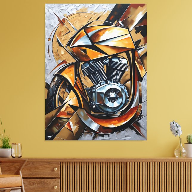 Golden Ride Power Canvastryck (Insitu (Vardagsrum))