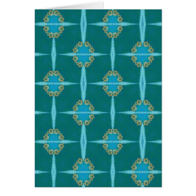 Golden Ringar Hälsningskort (Framsidan)