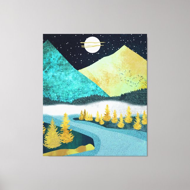 Golden River Canvastryck (Framsida)