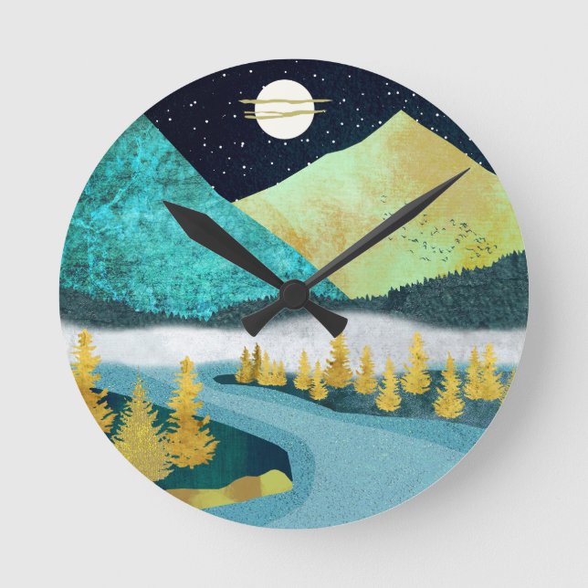 Golden River Rund Klocka (Framsida)