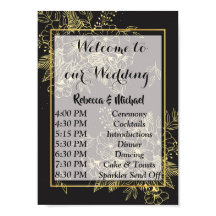 Golden Ro Bröllop evenemangsordning P