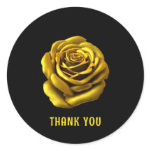 Golden Ro Classic Round Sticker