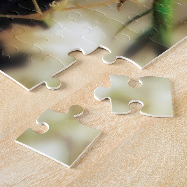 Golden Ro Flower Kreativ Kärlek Pussel (Sidan)