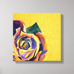 Golden Ro Gotham vattenfärgsart Canvastryck