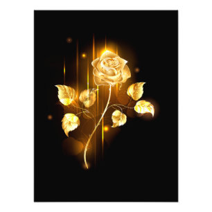 Golden ro (guld ro) fototryck