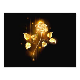Golden ro (guld ro) fototryck