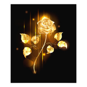 Golden ro (guld ro) fototryck