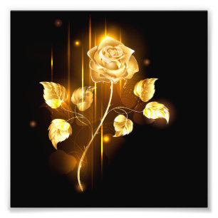 Golden ro (guld ro) fototryck