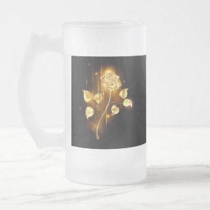 Golden ro (guld ro) frostat ölglas