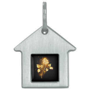 Golden ro (guld ro) ID-bricka husdjur