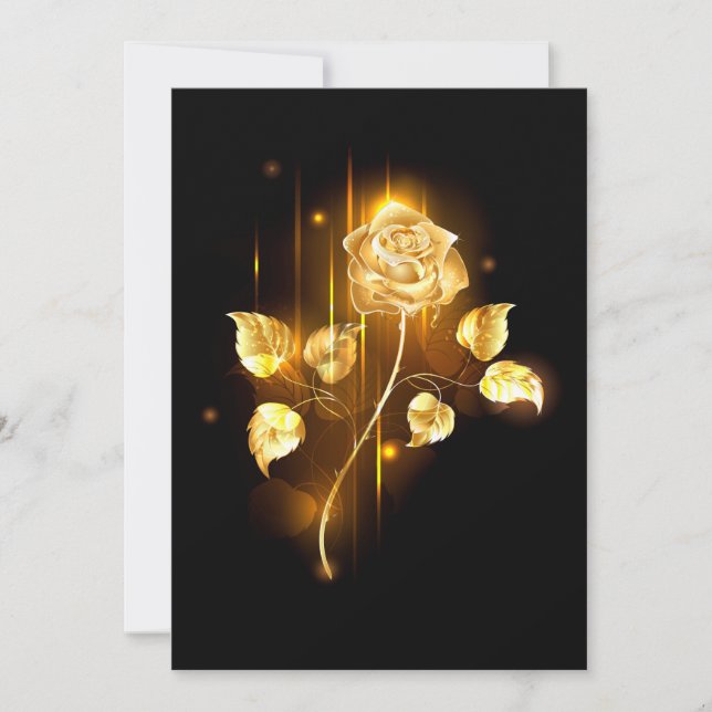 Golden ro (guld ro) kort (Framsida)