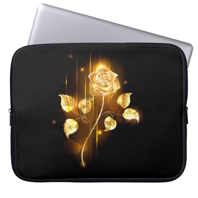 Golden ro (guld ro) laptop fodral (Framsidan)