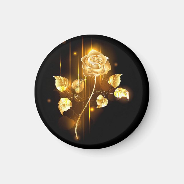 Golden ro (guld ro) magnet (Framsidan)