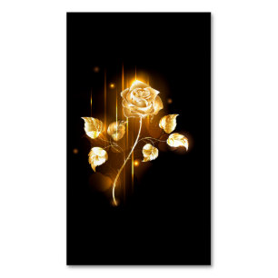 Golden ro (guld ro) magnetiska visitkort