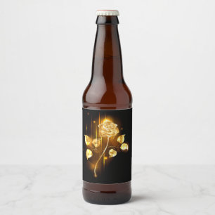 Golden ro (guld ro) ölflaska etikett