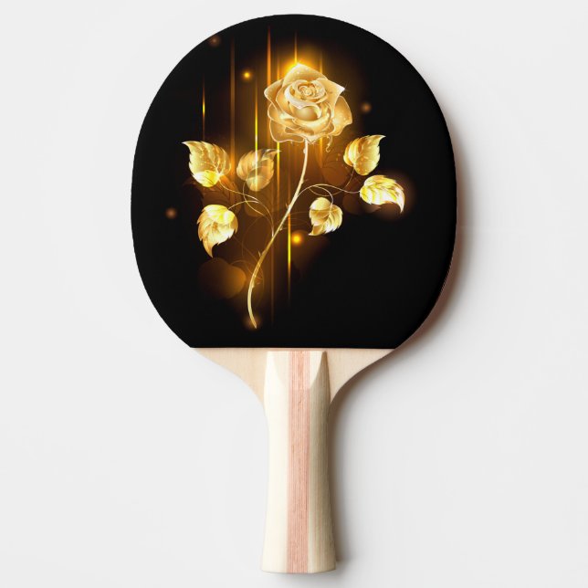 Golden ro (guld ro) pingisracket (Framsidan)