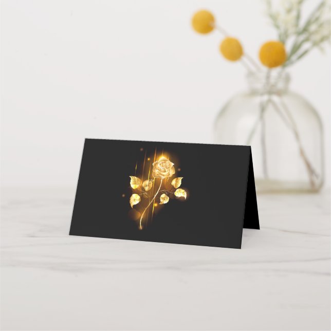 Golden ro (guld ro) placeringskort (Framsida)