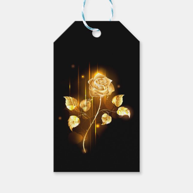 Golden ro (guld ro) presentetikett (Framsidan)