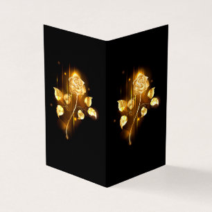 Golden ro (guld ro) visitkort
