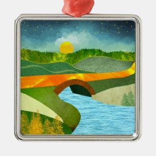 Golden Road Julgransprydnad Metall