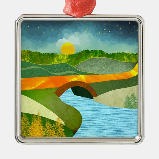 Golden Road Julgransprydnad Metall (Framsidan)