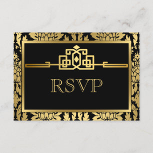 Golden Romantik Art Deco OSA kort V2